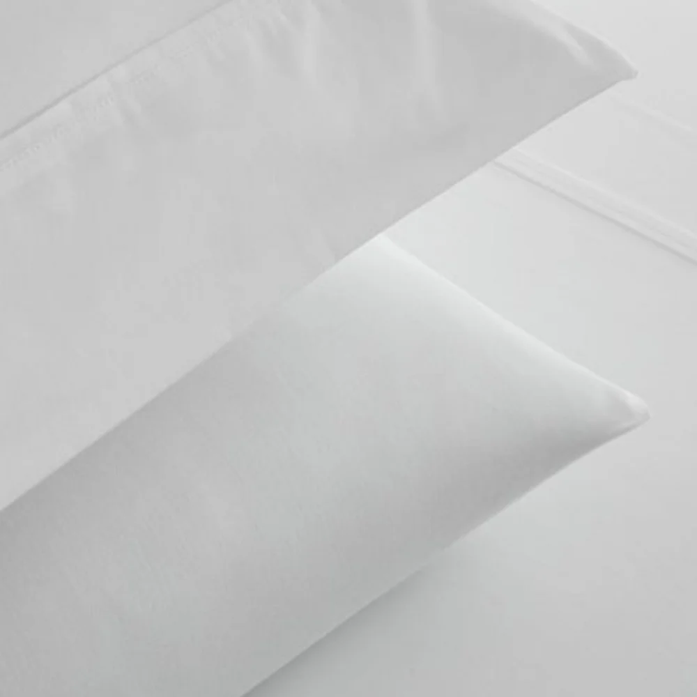 Luxury White Sheet Set 400-Thread-Count Sateen Wide Hem,King  & Queen, $189.00US